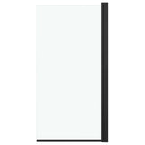 ZNTS Shower Enclosure ESG 68x130 cm Black 147192