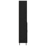 Highboard with Drawer Black Oak 69.5 x 34 x 180 cm 3416141