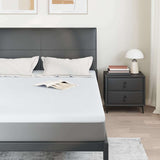 Mattress Topper White 160 x 200 x 5 cm Jaquard Fabric 4106228
