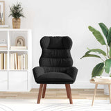 Armchair Black 69 x 74 x 93 cm Velvet 42001893