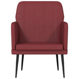 Armchair Wine Red 61x78x80 cm Faux Leather 351396