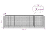 Gabion with 3.5 mm Wire and 5x5 cm Mesh 400x50x150 cm 3462362