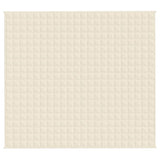 Weighted Blanket Light Cream 200x220 cm 9 kg Fabric 3154875