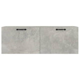 Wall Cabinet Concrete Grey 100x36.5x35 cm Engineered Wood 812955
