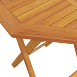 3 Piece Folding Bistro Set Solid Wood Acacia 3295251