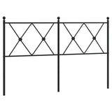 Metal Replace Headboard Black 137cm 376534
