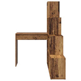 Corner Desk Old Wood 101.5 x 149.5 x 149.5 cm Engineered Wood 3337247