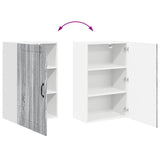 Wall Cabinet LUCCA Grey Sonoma 50 x 31 x 80 cm Engineered Wood 885041