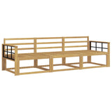 Outdoor Sofa Set 3 pcs White 249.5 x 83 x 73 cm 3385998