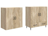 Cabinet Set 2 pcs 66 x 34.5 x 95 cm Engineered Wood 3416612