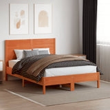 Headboard Wax Brown 180 cm Solid Wood Pine 844327