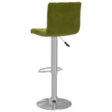 Bar Stools 2 pcs Light Green Velvet 333689