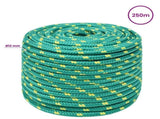 Multipurpose Utility Rope 12 mm 250 m Green PP 930 kg Max Load 3473135