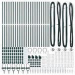 Fence Post Other 26 pcs Silver 3.2 x 3.2 x 140 cm Steel 3350173