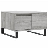 Coffee Table Grey Sonoma 55x55x36.5 cm Engineered Wood 830770