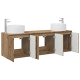Bathroom Cabinet Set 3 pcs Artisan Oak 49.5 x 44.5 x 66 cm 3405716
