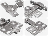 Hinge 257 pcs Nickel 85 x 52.5 x 9.5 mm Iron 864673