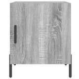 Bedside Cabinets 2 pcs Grey Sonoma 40x40x50 cm Engineered Wood 827593