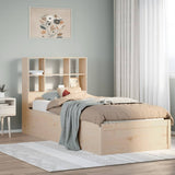 Bed Frame without Mattress 100x200 cm Solid Wood Pine 3323461