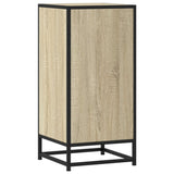 Sideboard Sonoma Oak 35.5x35x76 cm Engineered Wood and Metal 848940