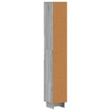 Bathroom Cabinet with Open Shelf EDE Grey Sonoma 895941