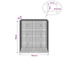 Gabion with 5 mm Wire and 5x5 cm Mesh 100x50x150 cm 3464276