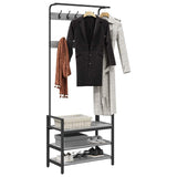 Coat Rack Grey Sonoma 75 x 34 x 184 cm Engineered wood 879956
