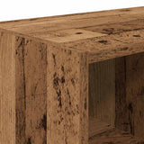 Shoe Racks 2 pcs Stackable Old Wood 89.5x30x40 cm 858854
