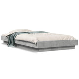 Bed Frame without Mattress Concrete Grey 100x200 cm 3281206