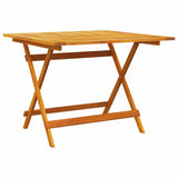Garden Dining Set Folding 5 pcs Brown Solid Acacia Wood 3375702