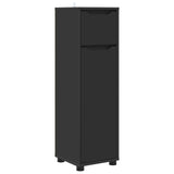 Bathroom Cabinet Black 30.5 x 30 x 101 cm Engineered Wood 888738