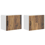Wall Cabinet LUCCA 2 pcs Old Wood 50 x 31 x 40 cm 884911