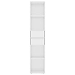 ZNTS Book Cabinet High Gloss White 36x30x171 cm Engineered Wood 802873