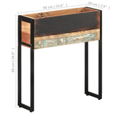Planter 60x20x68 cm Solid Reclaimed Wood 321943