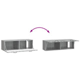 Wall-Mounted TV Cabinet Grey Sonoma 98 x 31 x 30 cm 899411