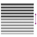 Zebra Blind Black 165x150 cm Fabric Width 160.9 cm Polyester 4014248