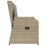 Garden Bench Beige Poly Rattan 3394461