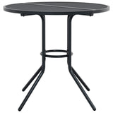 Stackable Garden Chair Set 5 pcs Anthracite Powder-coated Steel 3283769