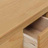 Coffee Table with Drawer HILL Honey Brown 79.5 x 79.5 x 49 cm 42025040