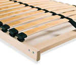 Slatted Bed Bases without Mattress 2 pcs with 28 Slats 70x200 cm 3051416