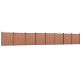 Fence Panel Brown 1391x186 cm WPC 3282805