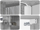 Bathroom Furniture Set 6 pcs Grey Sonoma 3407220