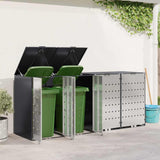 Wheelie Bin Storage for 4 Bins Anthracite 272 x 77.5 x 115.5 cm 3394780