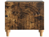 Bedside Cabinet Smoked Oak 43 x 34.5 x 50 cm Engineered Wood 894115