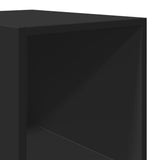 Highboard Black 30x41x185 cm Engineered Wood 846412