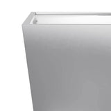 Garden Planter 50x50x50 cm Galvanised Steel 851076