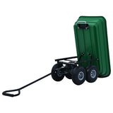 Garden Tipping Hand Cart 300 kg 75L Green 145507