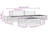 Outdoor Sofa Set 4 Piece 3391109