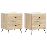 Bedside Cabinet 2 pcs Sonoma Oak 43 x 34.5 x 47.5 cm 895450