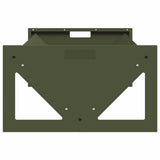 Livestock Feeding Trough Olive Green 108 x 50 x 28 cm 874616